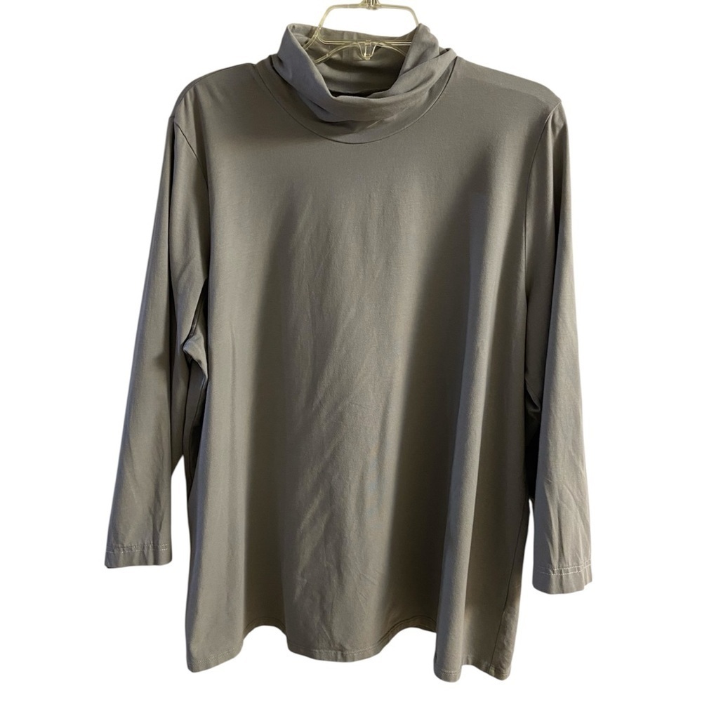 J Jill pure Jill relaxed fit turtleneck tunic top Pima cotton XL